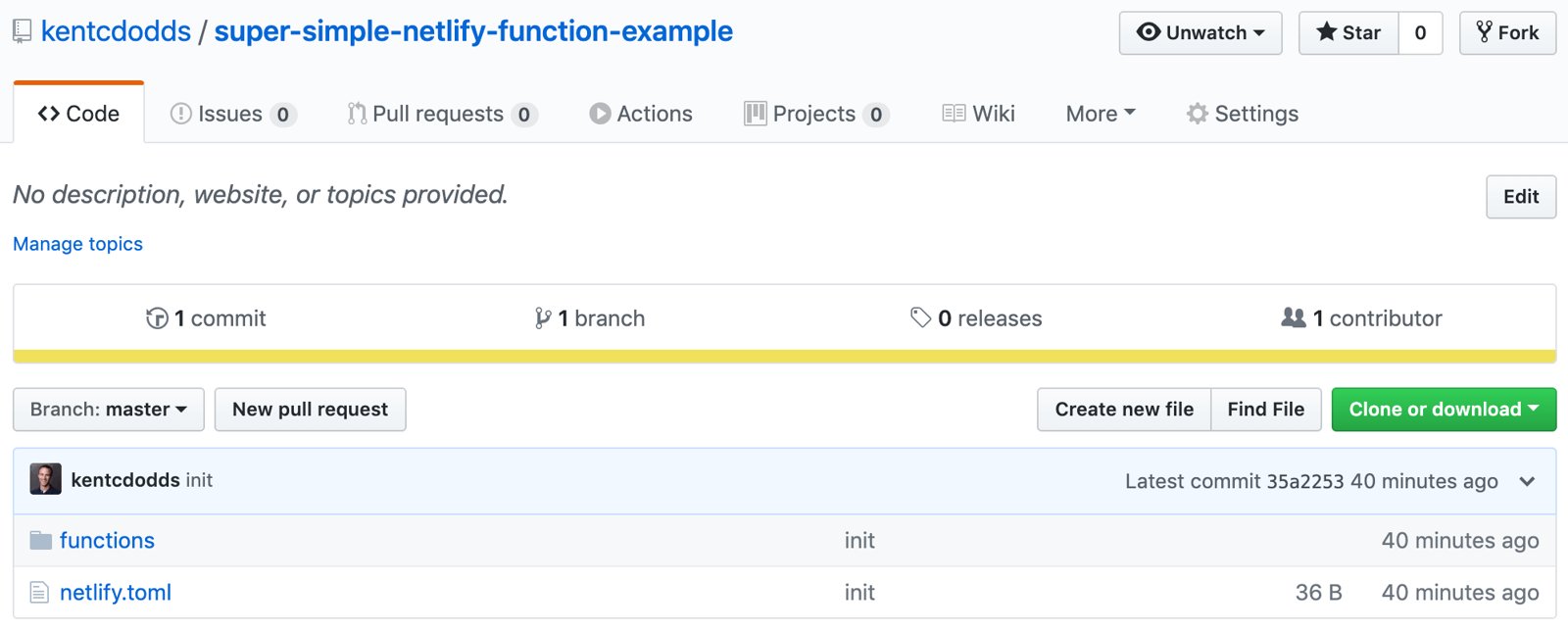 The github repository