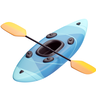 Illustration of a kayak